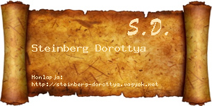 Steinberg Dorottya névjegykártya
